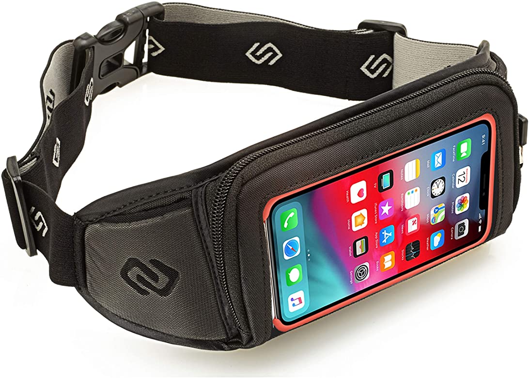 Running belt that can hold a smartphone